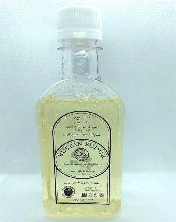 Spring shampoo on rose and mimosa with acacia resin Jazirat Alrabie "Island of Spring", 200 ml